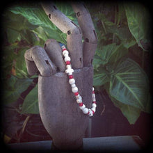 Load image into Gallery viewer, Halloween bracelet Los Muertos bracelet Voodoo bracelet Inverted cross bracelet Marie Laveau bracelet Loa jewelry Santeria Haitian bracelet
