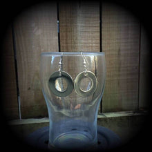 Load image into Gallery viewer, Circle earrings, Geometric earrings, Sacred Geometry, Plug earrings, Circle jewelry, Geometric jewelry,  Tunnel earrings, Funky jewelry