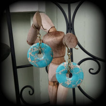 Load image into Gallery viewer, Jade earrings Gemstone earrings Imperial Jade Dangly earrings 3mm ear weights 4mm tunnel earrings 5mm plug dangles 6mm plug earrings Gauges