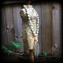 Load image into Gallery viewer, Voodoo Necklace, Fleur De Lis, Skull necklace, Voodou jewelry, Loa jewlery, Erzulie necklace, Day of the Dead, Skull jewelry, Santeria