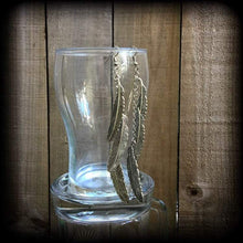 Load image into Gallery viewer, Feather earrings, Goddess earrings, Artemis earrings, Boho earrings, Dangle earrings, For pierced ears, For stretched ears, Gauged earrings