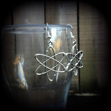 Load image into Gallery viewer, Big bang earrings Molecule earrings Atom earrings Astrolux earrings Galaxy earrings Planet earrings Plug earrings Tunnel earrings Gauges