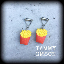 Load image into Gallery viewer, 0 gauge tunnel dangles, 8mm plug dangles, 00 gauge, 12mm, Earrings for stretched lobes, Ear hangers, Novelty ear weights, Tunnel dangles 2g