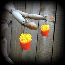 Load image into Gallery viewer, 0 gauge tunnel dangles, 8mm plug dangles, 00 gauge, 12mm, Earrings for stretched lobes, Ear hangers, Novelty ear weights, Tunnel dangles 2g