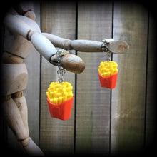 Load image into Gallery viewer, 0 gauge tunnel dangles, 8mm plug dangles, 00 gauge, 12mm, Earrings for stretched lobes, Ear hangers, Novelty ear weights, Tunnel dangles 2g