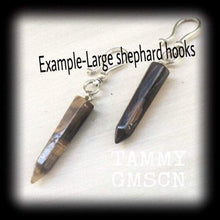 Load image into Gallery viewer, Tigers eye earrings Gemstone earrings Organic earrings Crystal earrings Gauged earrings Pierced ears Tapers Tunnels Plugs Gauges Ear hangers