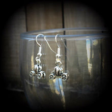 Load image into Gallery viewer, Cinderella earrings Carriage earrings Halloween earrings Pumpkin Earrings Princess earrings Jack o Lantern earrings Tunnel earrings Gauges