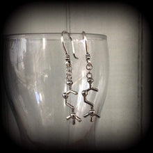Load image into Gallery viewer, Molecule earrings Dream molecule Acetylcholine earrings Science earrings Chemical earrings Geek Plug earrings Tunnel earrings Lab jewelry 8g