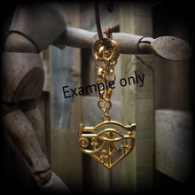 Load image into Gallery viewer, 00 gauge Eye of Udjat ear weights, 10mm weights, Eye of Ra ear hangers, Egyptian tunnel dangles, Gauged earrings, Tunnel dangles, 12mm 14mm