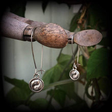 Load image into Gallery viewer, Yin Yang earrings, Chakra earrings, Zen earrings, Plug earrings, Yoga earrings, Witchy earrings, Pagan earrings, Meditation earrings, Gauges