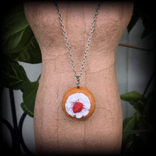 Load image into Gallery viewer, Pancakes necklace, Food necklace, Carb jewelry, Pikelet jewelry, Junk food Jewellery, Cheat day, Food jewelry, Gifts for her, Kawaii jewelry