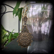 Load image into Gallery viewer, Fairy Tale earrings, Mirror Earrings, Princess earrings, Tunnel earrings, Dangle earrings, Gifts for her, Gifts for girls, Plug earrings