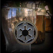Load image into Gallery viewer, Star Wars earrings Science Fiction earrings Imperial Empire earrings Nerd earrings Gamer earrings For pierced ears Gauges Tunnel earrings