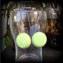 Load image into Gallery viewer, Plug dangles Tunnel dangles 3mm ear hangers Macaron earrings Biscuit Sweet Treats Kitsch earrings for pierced ears and stretched lobes Gauge