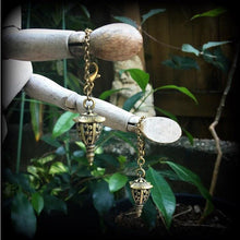 Load image into Gallery viewer, Lantern earrings Japanese earrings Bronze earrings Ornate earrings Ethnic earrings Tunnel earrings Plug earrings Gauged earrings 8g 6g 4g 2g