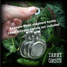 Load image into Gallery viewer, Artemis earrings Goddess jewelry Dangle earrings Boho jewelry Shield maiden 8g Plug earrings 6g Ear weights 0g Tunnel dangles Plug dangles