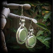 Load image into Gallery viewer, Artemis earrings Goddess jewelry Dangle earrings Boho jewelry Shield maiden 8g Plug earrings 6g Ear weights 0g Tunnel dangles Plug dangles