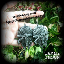 Load image into Gallery viewer, Star Wars ear weights 2 gauge ear hangers 6mm Tunnel dangles 8mm Plug dangles 0 gauge gauged earrings Hanging gauges 12mm 00g 0g 2g 4g 6g 8g
